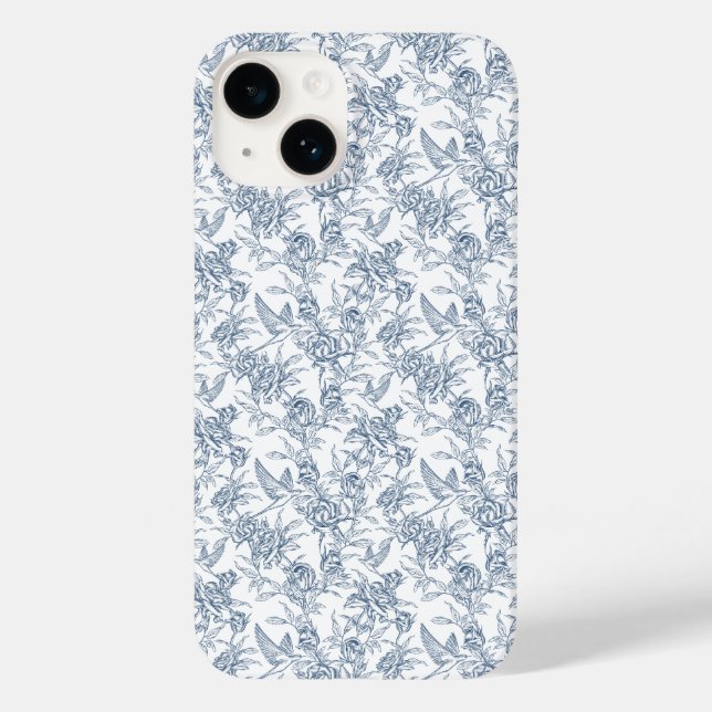 Toile de Jouy Azul Francesa (Verso)