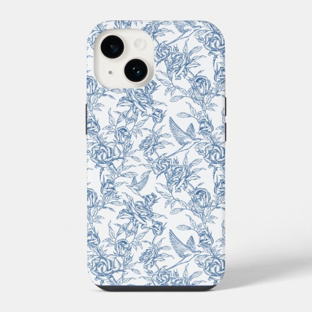 Toile de Jouy Azul Francesa (Verso)
