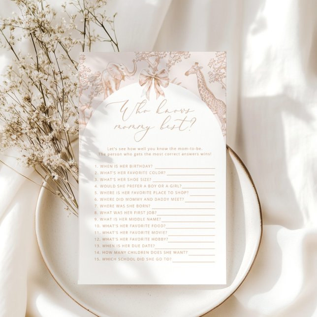 Toile Safari que conhece o melhor jogo de chá de f (Criador carregado)