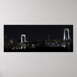 Tokyo pelo poster da noite