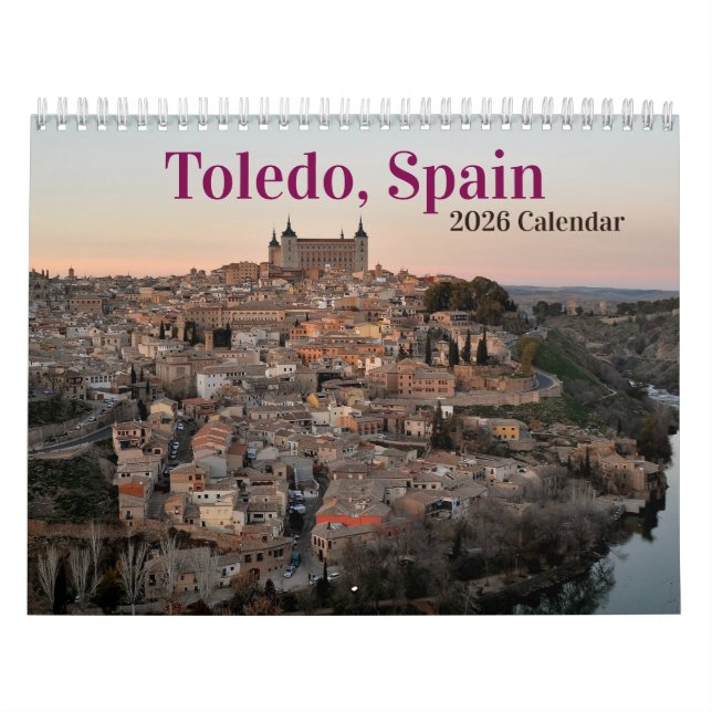 Toledo, Espanha 2026 Calendário (Capa)