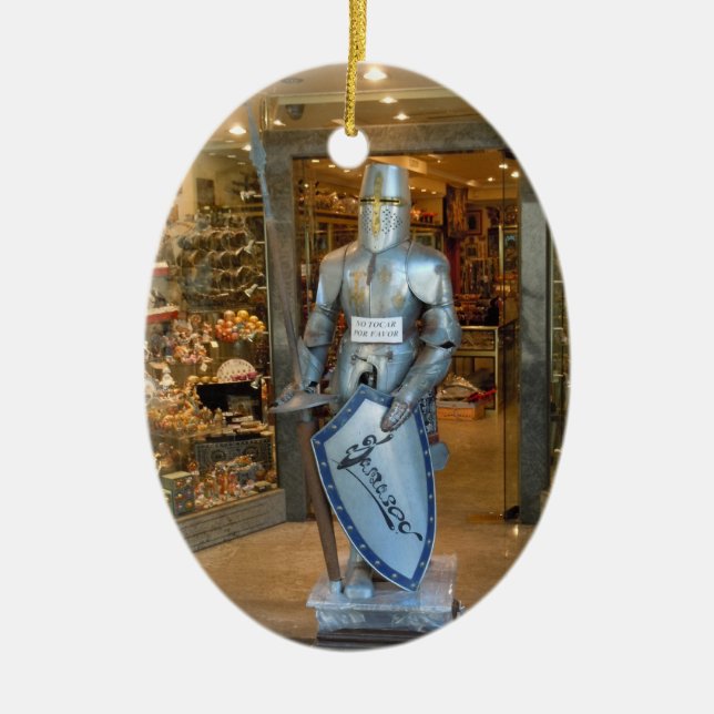 Toledo, espanha - ornamento da árvore de Natal (Frente)