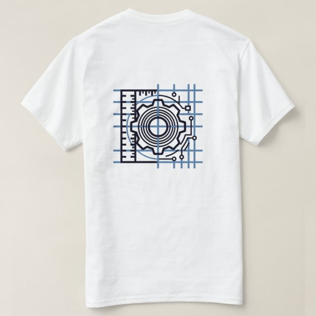 Tolerances Don’t Lie | Mechanical Engineer T-Shirt (Verso do Design)