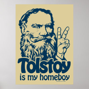 Tolstoy é o meu Poster Ficar em casa