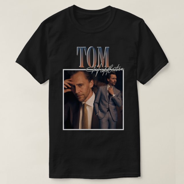 Tom Hiddleston Classic T-Shirt (Frente do Design)