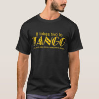 "Toma dois camisa escura ao tango"