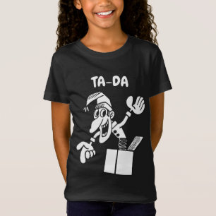 Tomada de TA-DA na caixa T-shirt