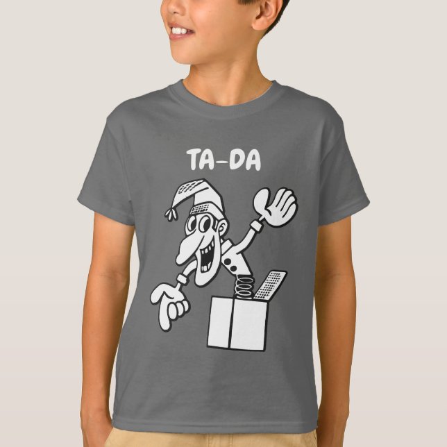 Tomada de TA-DA na caixa T-shirt (Frente)