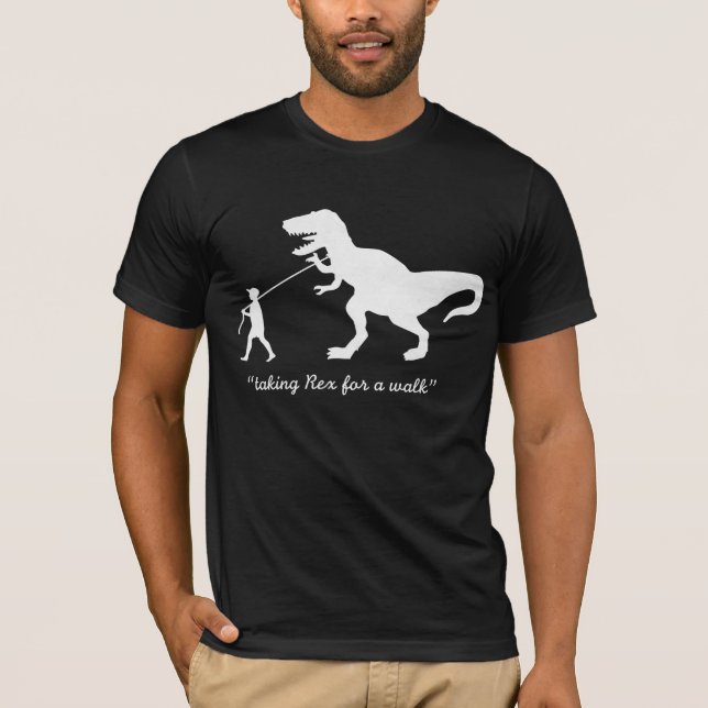 tomando Rex para um t-shirt da caminhada - (Frente)