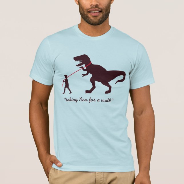 tomando Rex para um t-shirt da caminhada - (Frente)