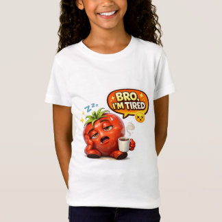 Tomate Cansado Engraçado Camiseta Eu Estou Cansado