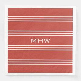 Tomate Red Strips - guardanapos personalizados de 