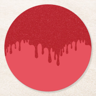 Tomate Vermelho Drip Personalizado Porta-Copos de