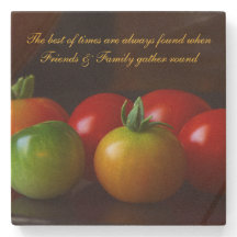 Tomates Amigos e Porta copos de Pedra de Cotação F