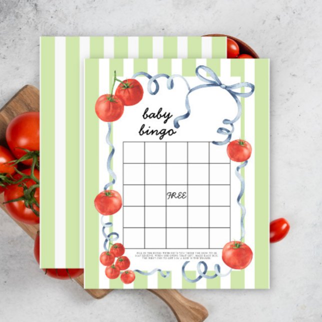 Tomates - Jogo de bingo para chá de bebê (Criador carregado)