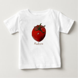 Tomato Baby T-Shirt - Personalização Opcional