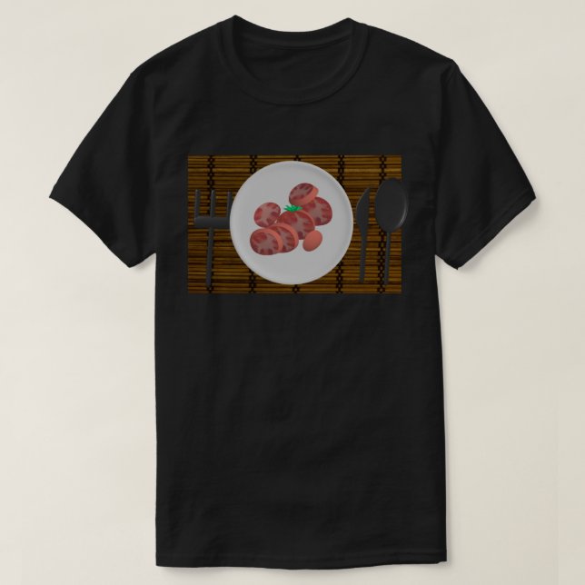 Tomatoes on a Plate T-shirt (Frente do Design)