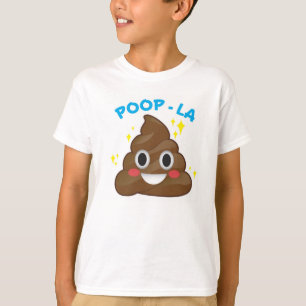 Tombadilho - t-shirt feliz de Poo Emoji do La