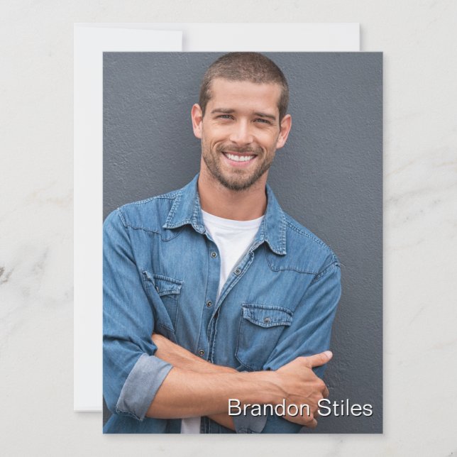 Tome 2 Cartão Comp Promo de Talento do Ator Hollyw (Frente)