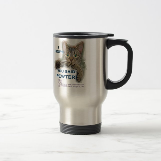 Tome HaHa engraçado com você! Caneca de viagem (Direita)