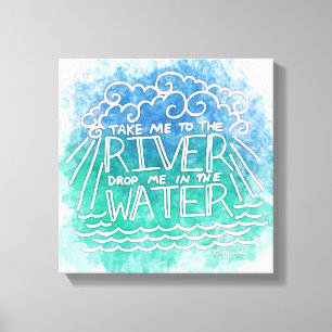 Tome-me ao impressão das canvas do rio