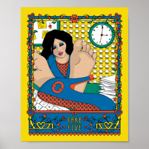 Tome o Poster Cinco_B_8x10