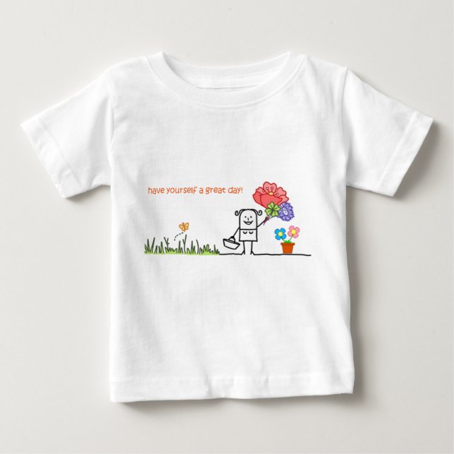 Tome uma camisa de manga comprida do Toddler no Ex (Frente)