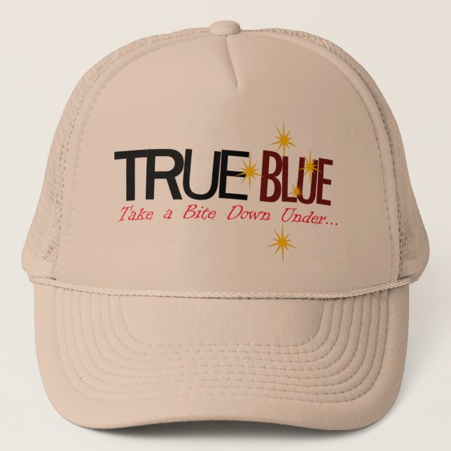 Tome uma mordida para baixo sob o boné (Frente)