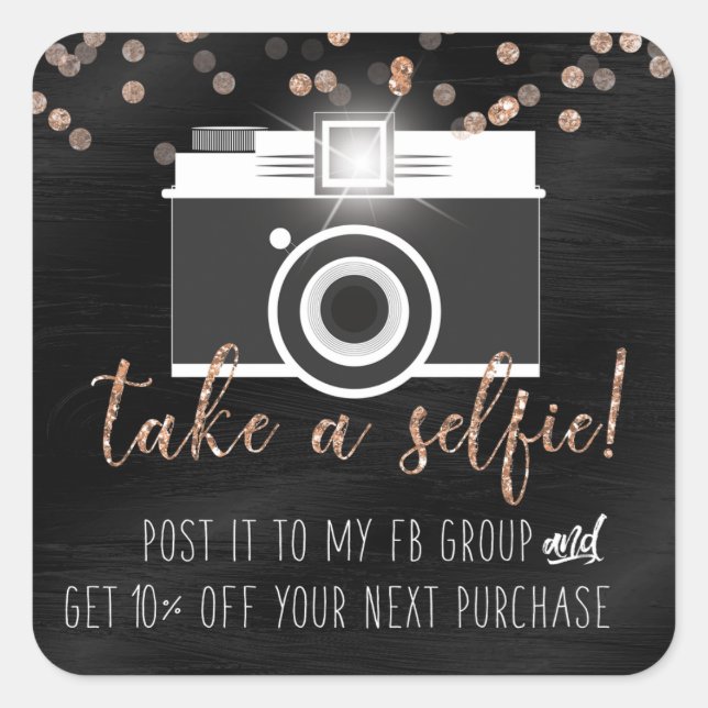 Tome uma tinta preta do adesivo de fidelidade do c (Frente)