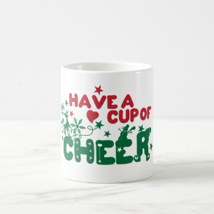 Tome uma xícara de torcida da caneca de Natal