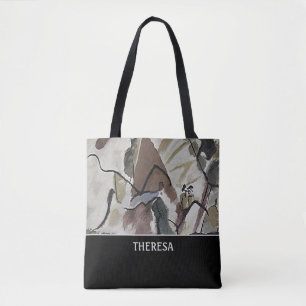 Tone Terthy Vintage Abstrato Art Tote Bag