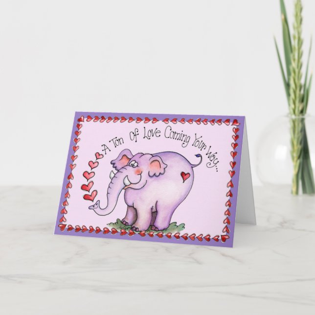 Tonelada de amor - cartão (Frente)