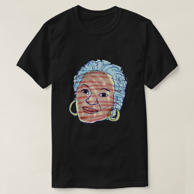 Toni Morrison Classic T-Shirt (Frente do Design)
