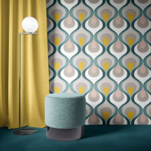 Tono Retro Aqua Verde Rosa Amarelo Bege