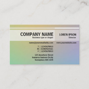 Tons Alternativos - Cartão de visita de Gradiente