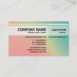 Tons Alternativos - Cartão de visita de Gradientes