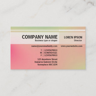 Tons Alternativos - Cartão de visita de Gradientes