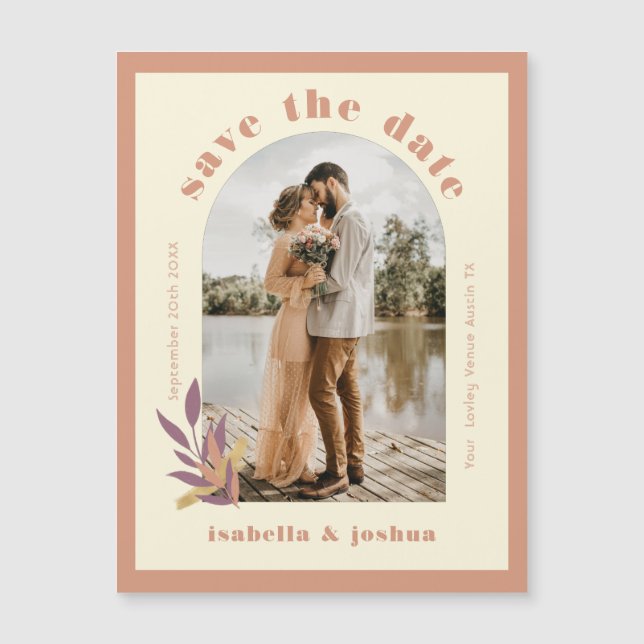 Tons da Terra Archem Foto Moderna Salvar Data (Frente)