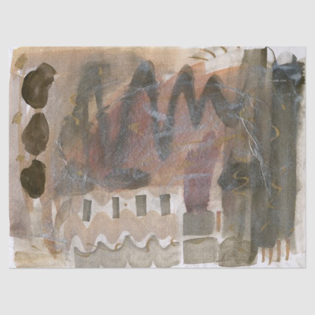 Tons de chocolate Abstrato de papel para tecidos g (Frente )