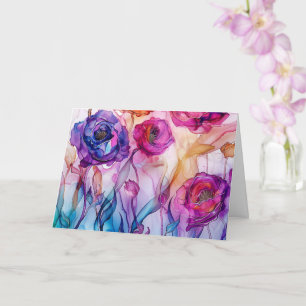 Tons de Lavanda - Cartão Personalizado do Dia das 