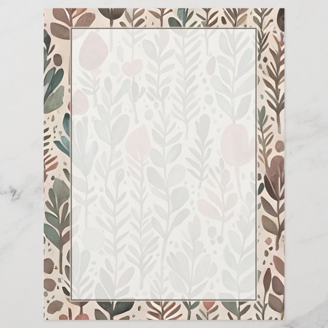 Tons terrosos botânico (Frente)