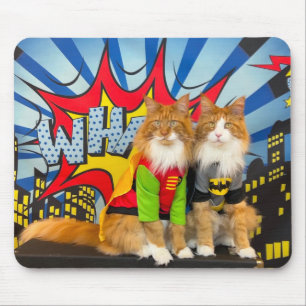 Tony e Ursinho Gato Mouse Pad