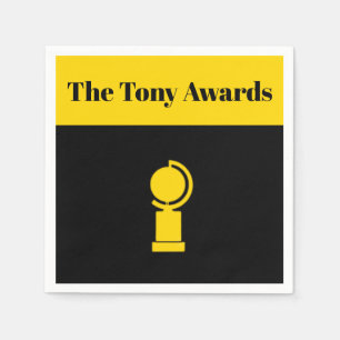 Tony Prêmios Playbill inspirou guardanapos