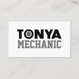Tonya Mechanic Cartão de visita