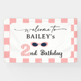 Too Cool 2nd Birthday Welcome Banner