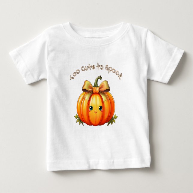 Too Cute to Spook – Kids’ Halloween T-Shirt (Frente)