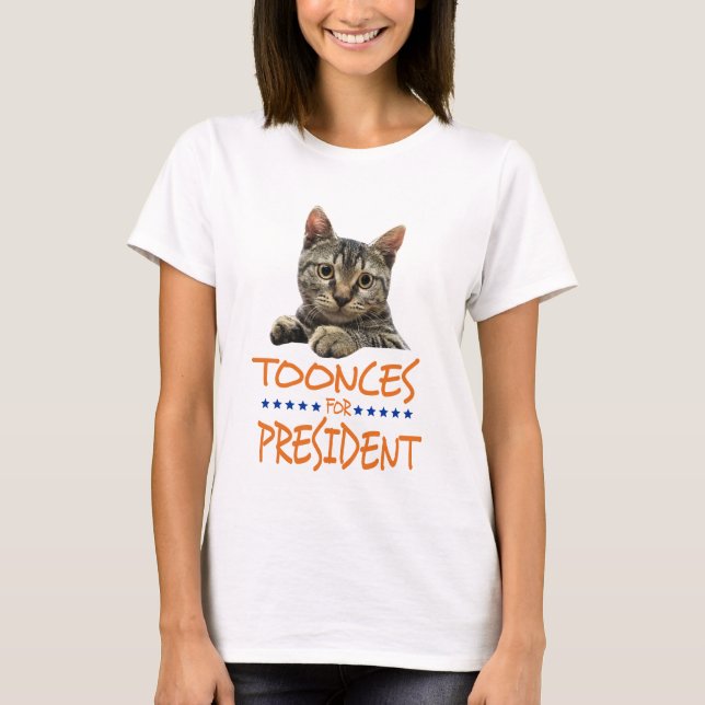 toonces para a camisa leve do presidente (Frente)