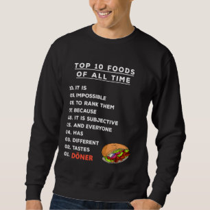 Top 10 do Döner Kebab de classificação de Comidas