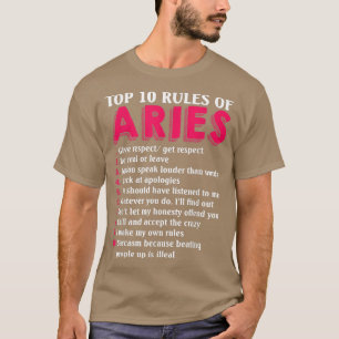 Top 10 Regras De Aries Sinal Zodiac