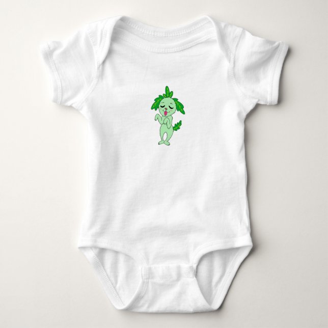 Top de Bebê Cachorrinho Planta (Frente)